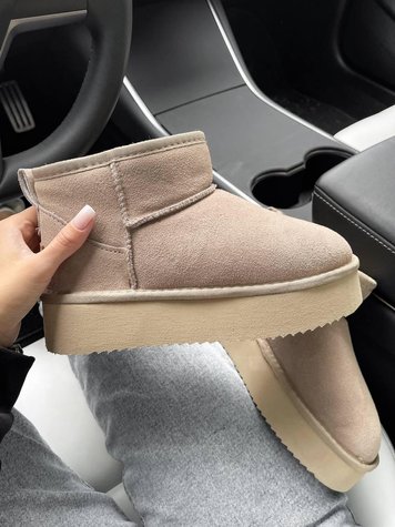 Ugg Ultra Mini Platform Beige 4.0 10141-36 фото