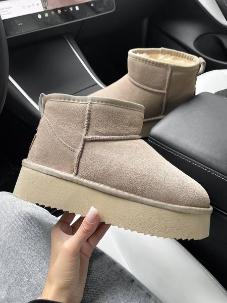 Ugg Ultra Mini Platform Beige 4.0 10141-36 фото