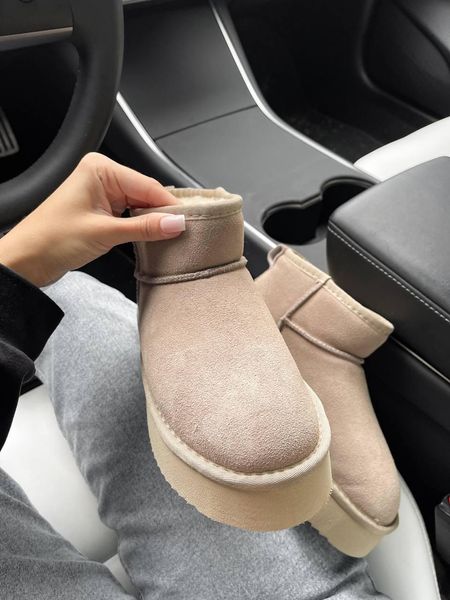 Ugg Ultra Mini Platform Beige 4.0 10141-36 фото