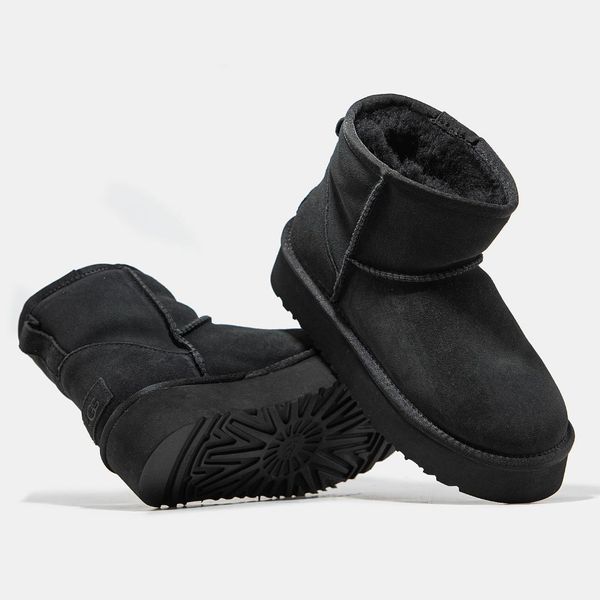 UGG Classic Mini Platform Black 9737-38 фото