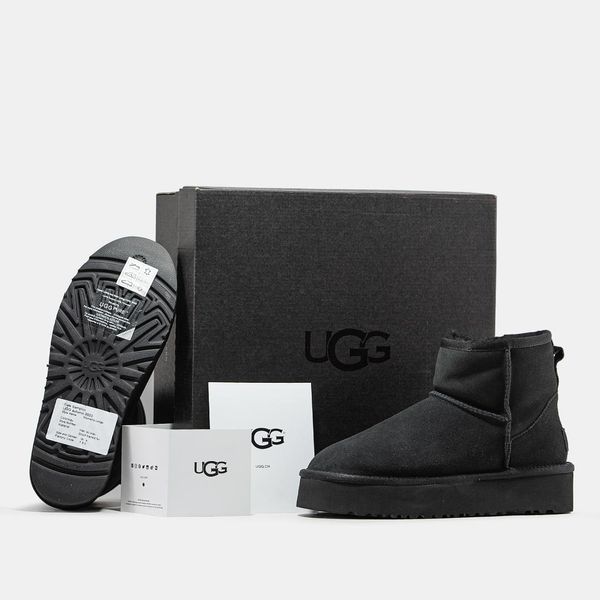 UGG Classic Mini Platform Black 9737-38 фото