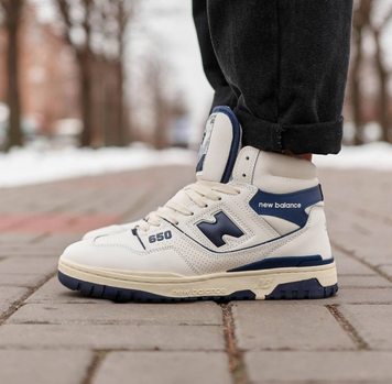 New Balance 650 Hight White Blue Fur 10085-45 фото