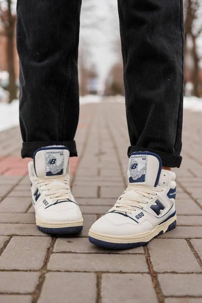 New Balance 650 Hight White Blue Fur 10085-45 фото