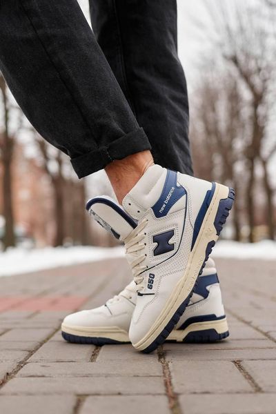 New Balance 650 Hight White Blue Fur 10085-45 фото