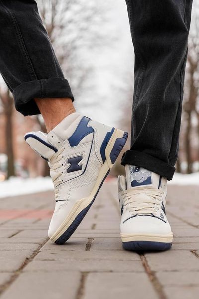 New Balance 650 Hight White Blue Fur 10085-45 фото