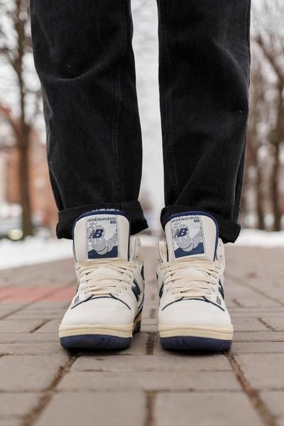 New Balance 650 Hight White Blue Fur 10085-45 фото