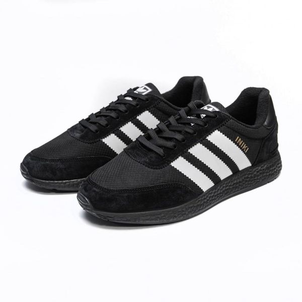 Adidas INIKI Black White v3 10068-36 фото