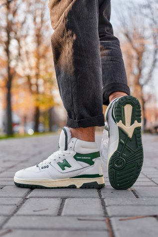 New Balance 650 Hight White Green Fur 9970-36 фото