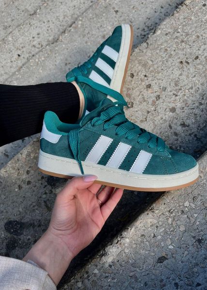 Adidas Campus Dark Green White 2658-36 фото