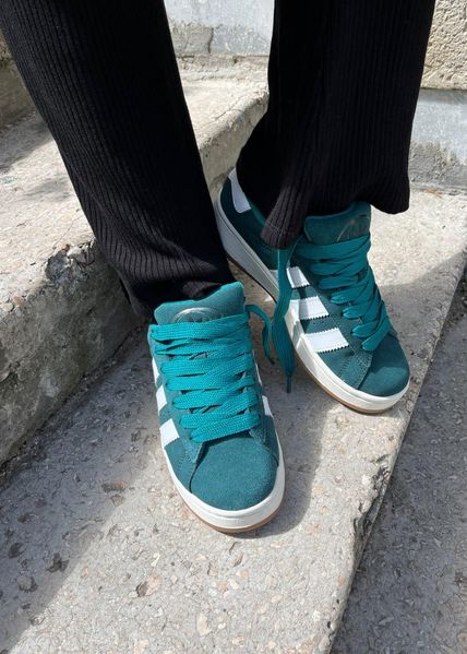 Adidas Campus Dark Green White 2658-36 фото