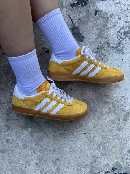 Adidas Gazelle Indoor Orange Peel White 9560-36 фото