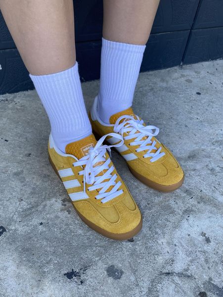 Adidas Gazelle Indoor Orange Peel White 9560-36 фото