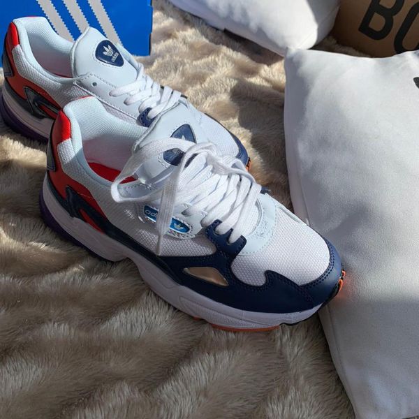 Adidas Falcon White Blue Red 2437-36 фото