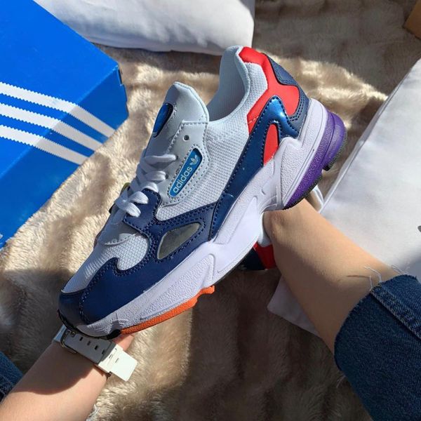 Adidas Falcon White Blue Red 2437-36 фото