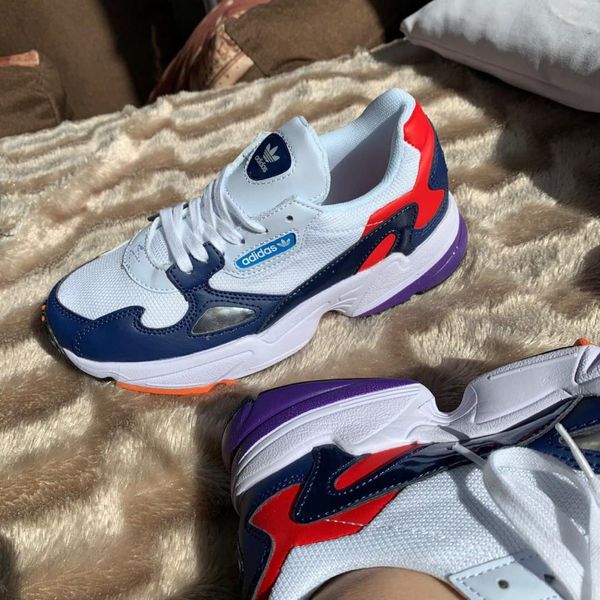 Adidas Falcon White Blue Red 2437-36 фото