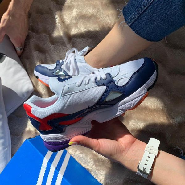 Adidas Falcon White Blue Red 2437-36 фото