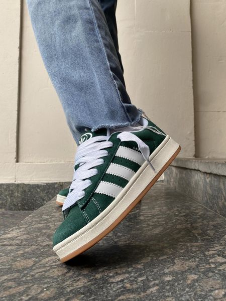 Adidas Campus 00s Dark Green Cloud White 9410-36 фото