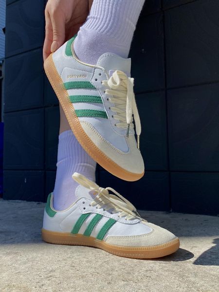 Adidas Samba OG Sporty & Rich White Green 9574-36 фото