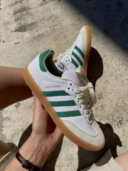 Adidas Samba OG Sporty & Rich White Green 9574-36 фото