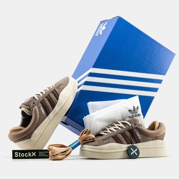 Adidas Campus x Bad Banny Brown Beige 11109-36 фото