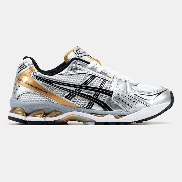 Asics Gel-Kayano 14 White Silver Black Orange 11410-40 фото