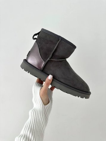 Ugg Classic Mini Graphite Grey LACQUER 9941-36 фото