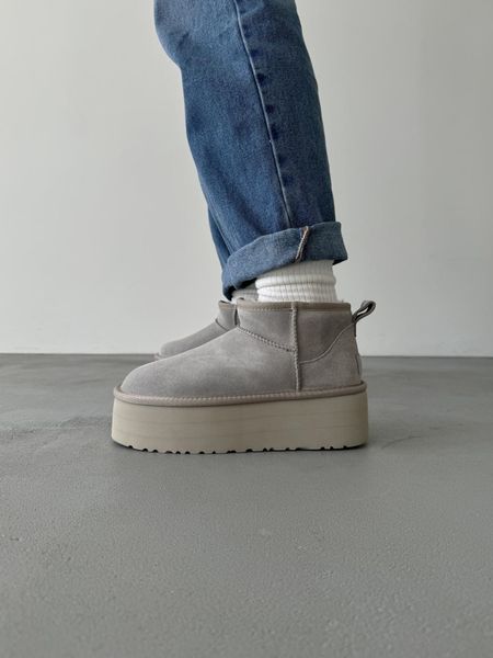 Ugg Classic Ultra Mini Platform XL Grey 11791-36 фото