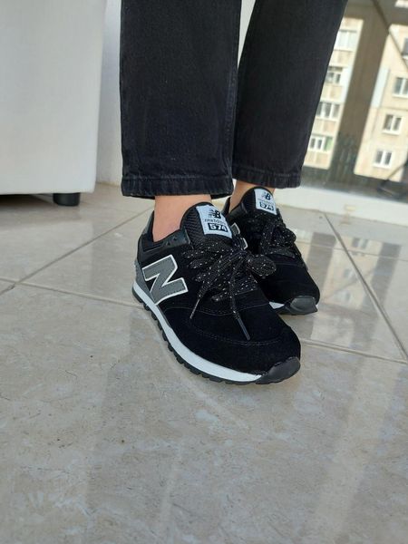 New Balance 574 Black Grey v2 6172-36 фото