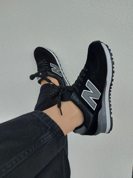 New Balance 574 Black Grey v2 6172-36 фото