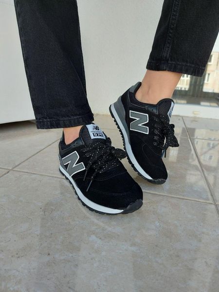 New Balance 574 Black Grey v2 6172-36 фото