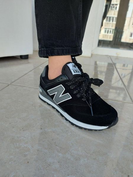 New Balance 574 Black Grey v2 6172-36 фото