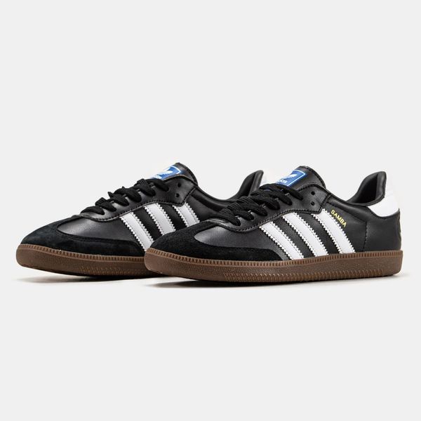 Adidas Samba Black White Brown 3267-36 фото