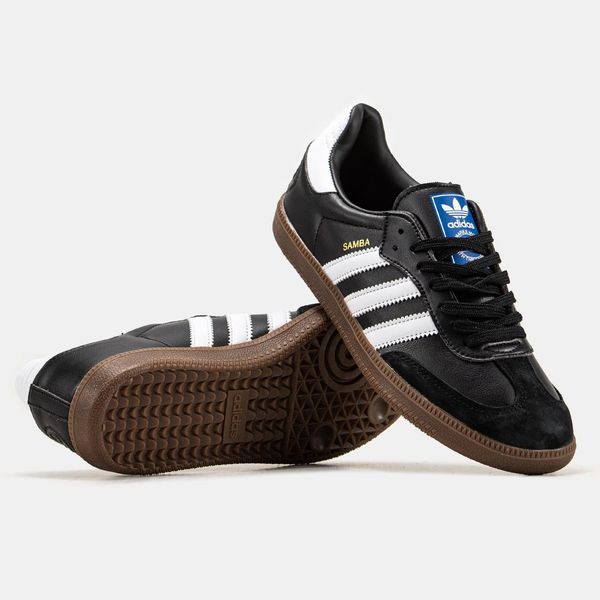 Adidas Samba Black White Brown 3267-36 фото