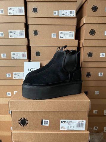 Ugg Neumel Chelsea Black Platform 9910-36 фото