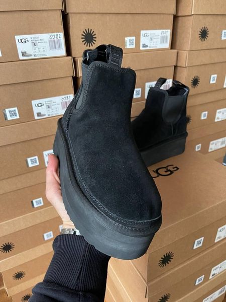 Ugg Neumel Chelsea Black Platform 9910-36 фото