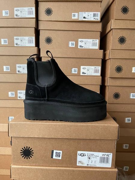 Ugg Neumel Chelsea Black Platform 9910-36 фото