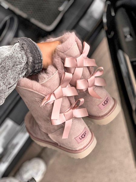 UGG Bailey Bow 2 Boot Pink Crystal 5327-36 фото