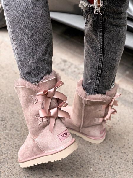 UGG Bailey Bow 2 Boot Pink Crystal 5327-36 фото