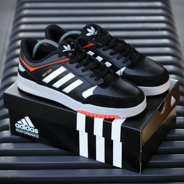 Adidas Drop Step Black White Orange 8980-36 фото