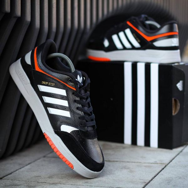 Adidas Drop Step Black White Orange 8980-36 фото