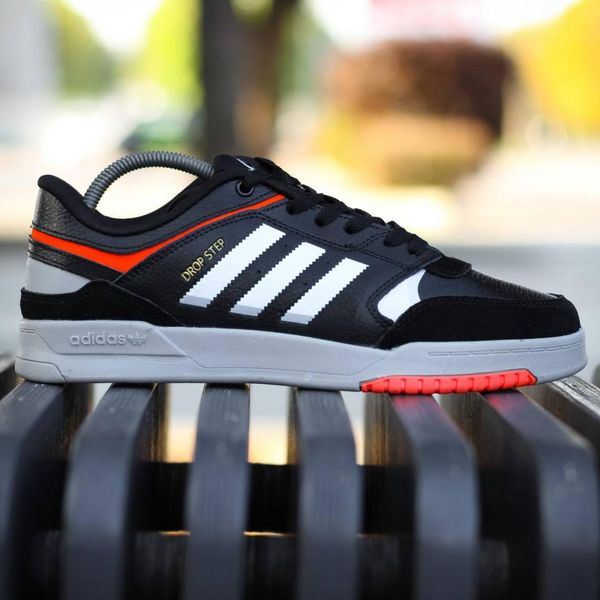 Adidas Drop Step Black White Orange 8980-36 фото