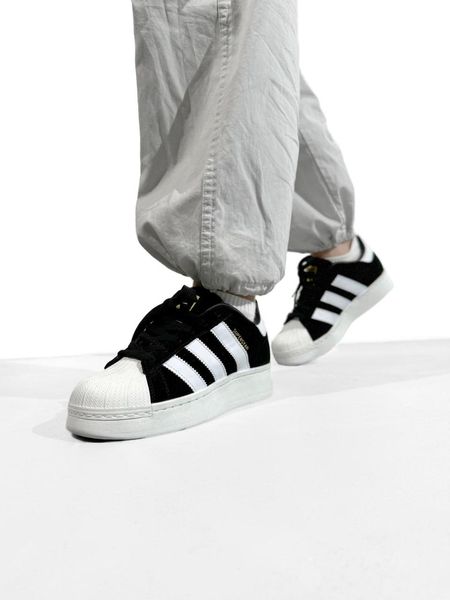 Adidas Superstar XLG Black White 10534-36 фото