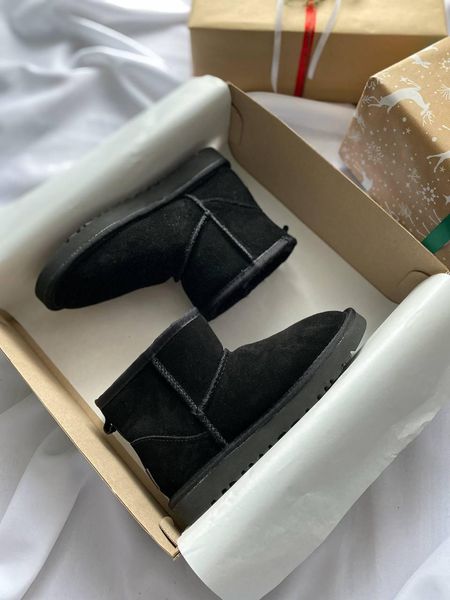 Ugg Mini Black Suede 6470-36 фото