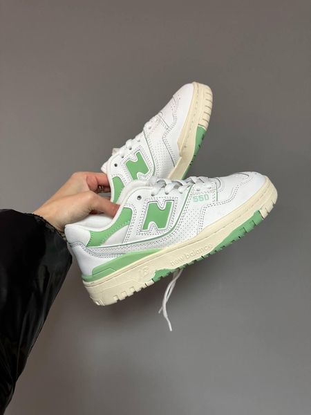 New Balance 550 White Green v2 6352-36 фото