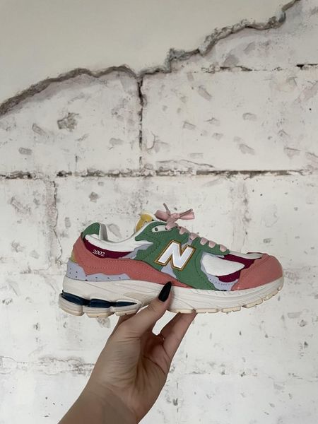 New Balance 2002R White Pink Green 3812-36 фото