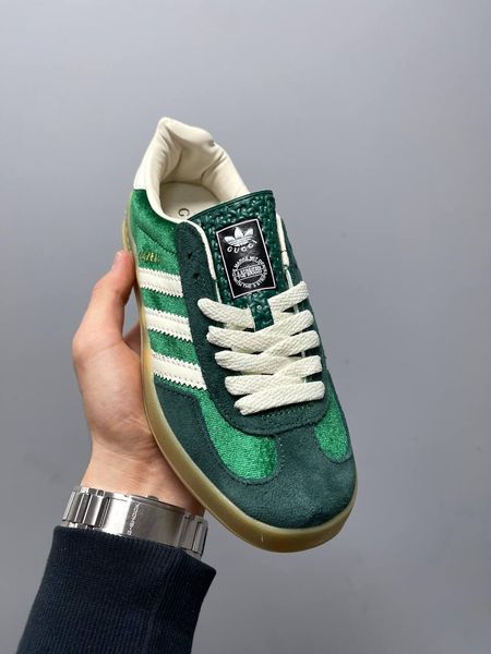 Adidas x Gucci Gazelle Green 2318-36 фото