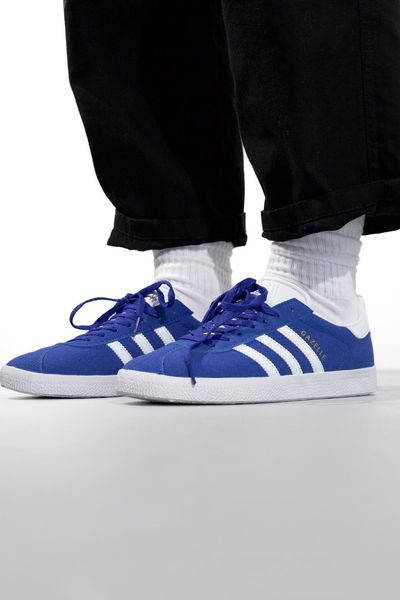 Adidas Gazelle Blue White 10496-36 фото