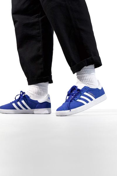 Adidas Gazelle Blue White 10496-36 фото