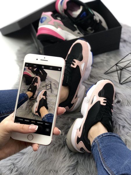 Adidas Falcon Pink Black White 7493-36 фото