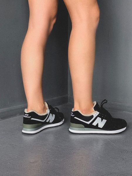 New Balance 574 Black White Grey 3764-42 фото